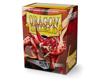 Dragon Shield Sleeves Matte Ruby (100)