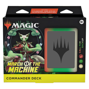 Magic: The Gathering - MARCH OF THE MACHINE COMMANDER DECK - CALL FOR BACKUP