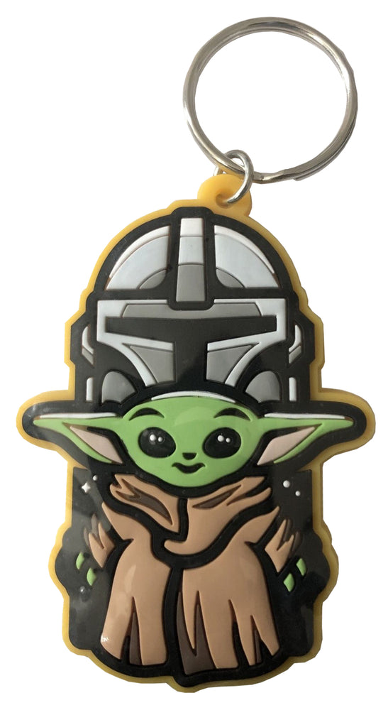 Star Wars: The Mandalorian 2D Keyring - The Child with Mando