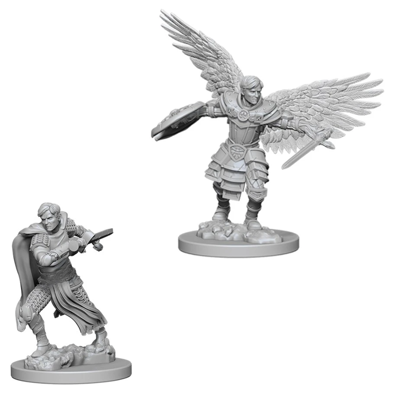 Nolzur's Marvolous Miniatures: Aasimar Male Fighter