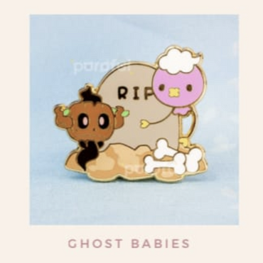 Ghost Babies - Pokemon Pin Badge by Poroful