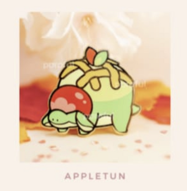 Appletun - Pokemon Pin Badge by Poroful