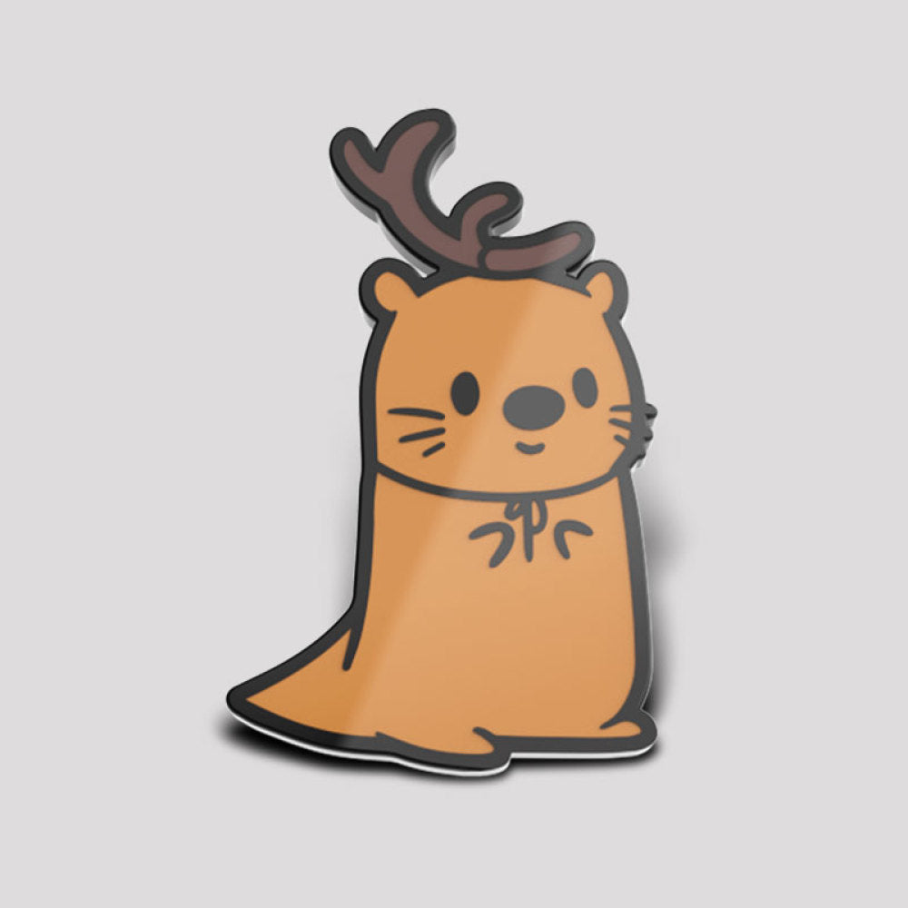 TeeTurtle - ALL OF THE OTTER REINDEER - ENAMAL PIN