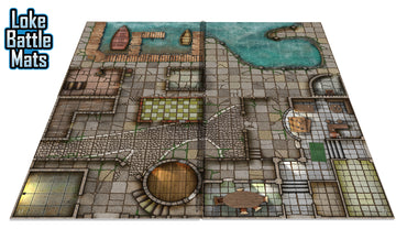 Loki Battle Mats: Towns and Taverns: Set of 2 Battle Map Books