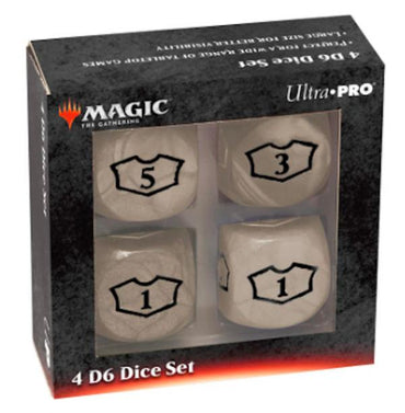 Deluxe 22MM White Mana Loyalty Dice Set for Magic: The Gathering