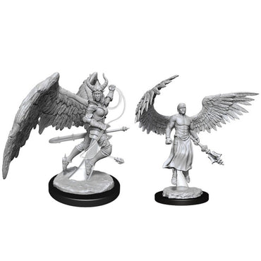 Nolzer's Marvolous Miniatures: Deva & Erinyes