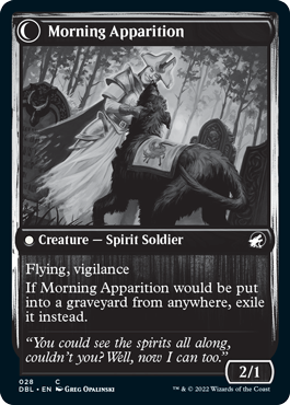 Mourning Patrol // Morning Apparition [Innistrad: Double Feature]