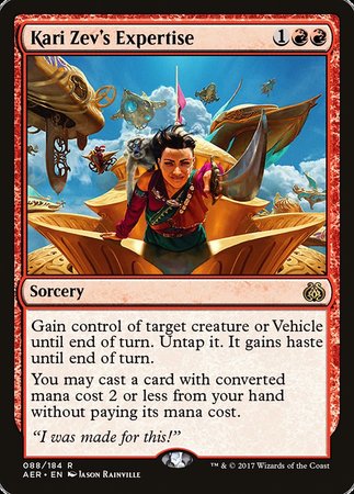 Kari Zev's Expertise [Aether Revolt]