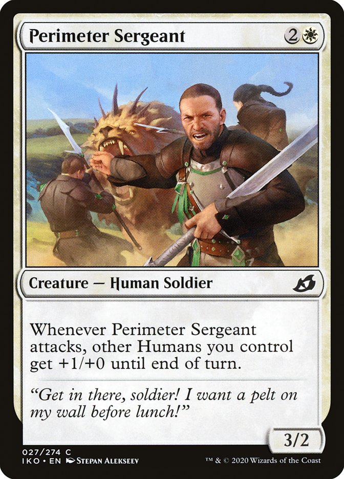 Perimeter Sergeant [Ikoria: Lair of Behemoths]