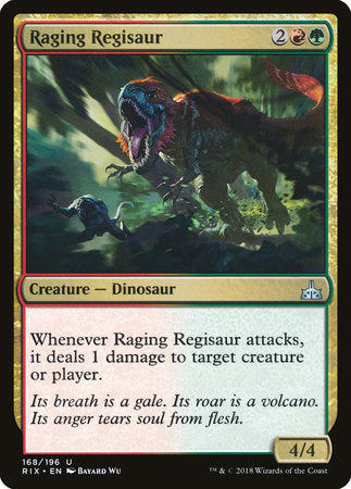 Raging Regisaur [Rivals of Ixalan]