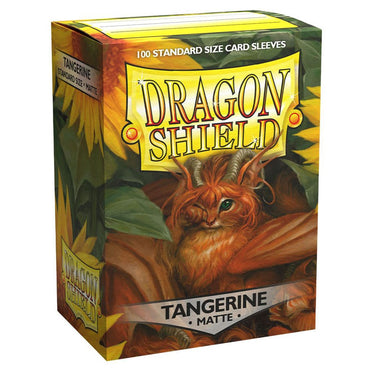 Dragon Shield Sleeves Matte Tangerine (100)