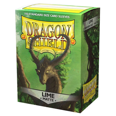 Dragon Shield Sleeves Matte Lime Green (100)