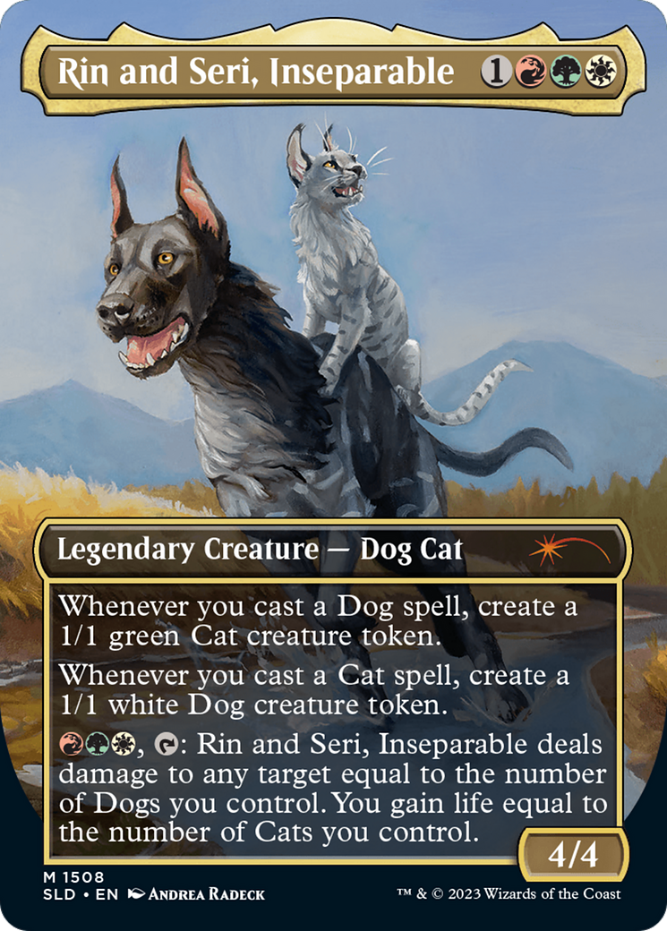 Rin And Seri Inseparable Deck Rin And Seri, Inseparable MTG Commander Deck - Custom Cat & Dog Tribal EDH Deck, Near Mint Condition Rin And Seri Inseparable Deck Rin And Seri, Inseparable MTG Commander Deck - Custom Cat & Dog Tribal EDH Deck, Near Mint Condition