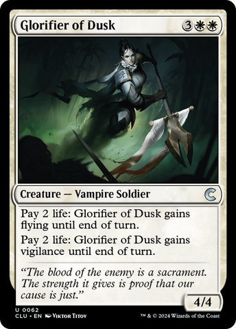 Glorifier of Dusk [Ravnica: Clue Edition]