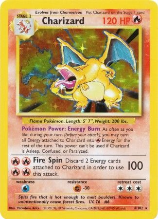 Charizard (4/102) - Base Set Unlimited