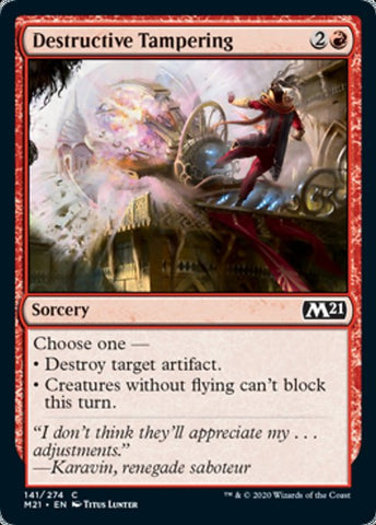 Destructive Tampering [Core Set 2021]