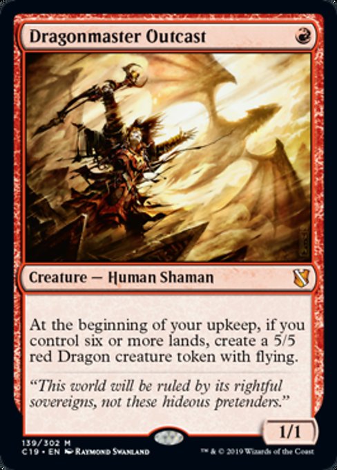 Dragonmaster Outcast [Commander 2019]