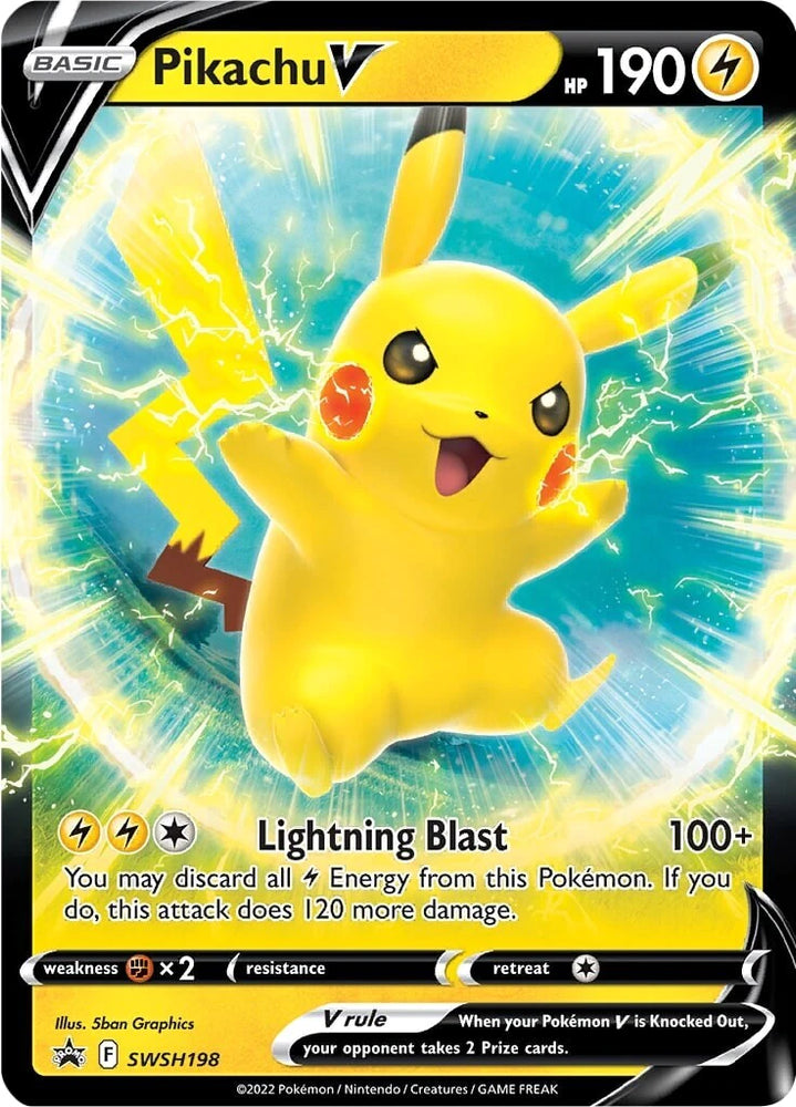 PIKACHU V - SWSH198 - SWSH PROMO - PROMO