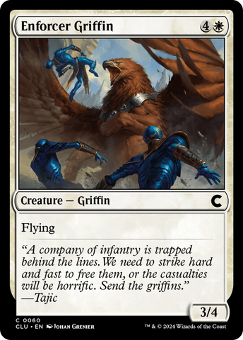 Enforcer Griffin [Ravnica: Clue Edition]