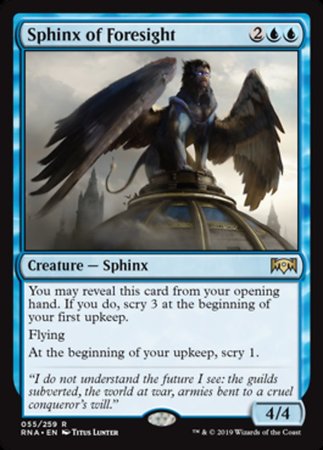 Sphinx of Foresight [Ravnica Allegiance]