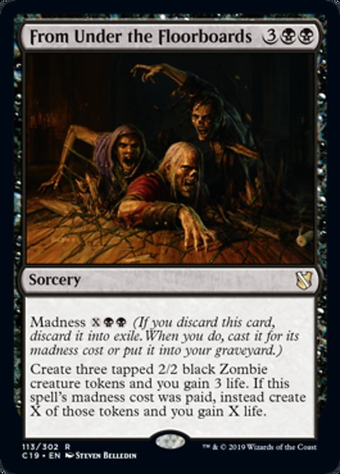 From Under the Floorboards [Commander 2019]