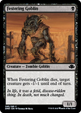 Festering Goblin [Dominaria Remastered]