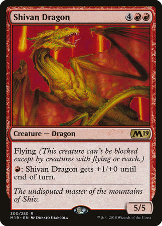 Shivan Dragon [Core Set 2019]