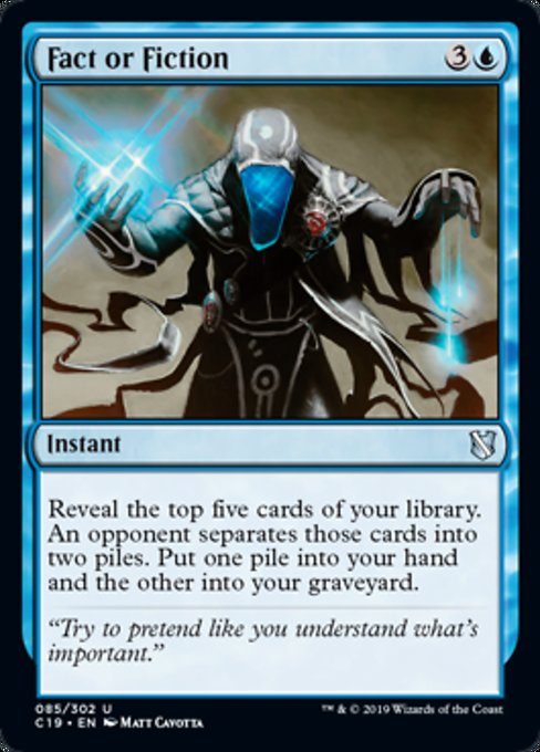 Fact or Fiction [Commander 2019]