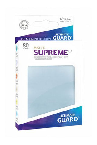 Ultimate Guard Supreme UX Sleeves Standard Size Matte Transparent (80)