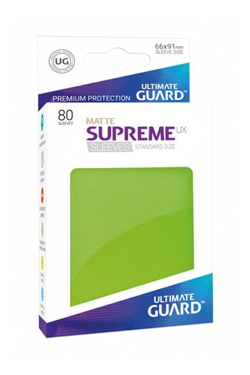 Ultimate Guard Supreme UX Sleeves Standard Size Matte Light Green (80)