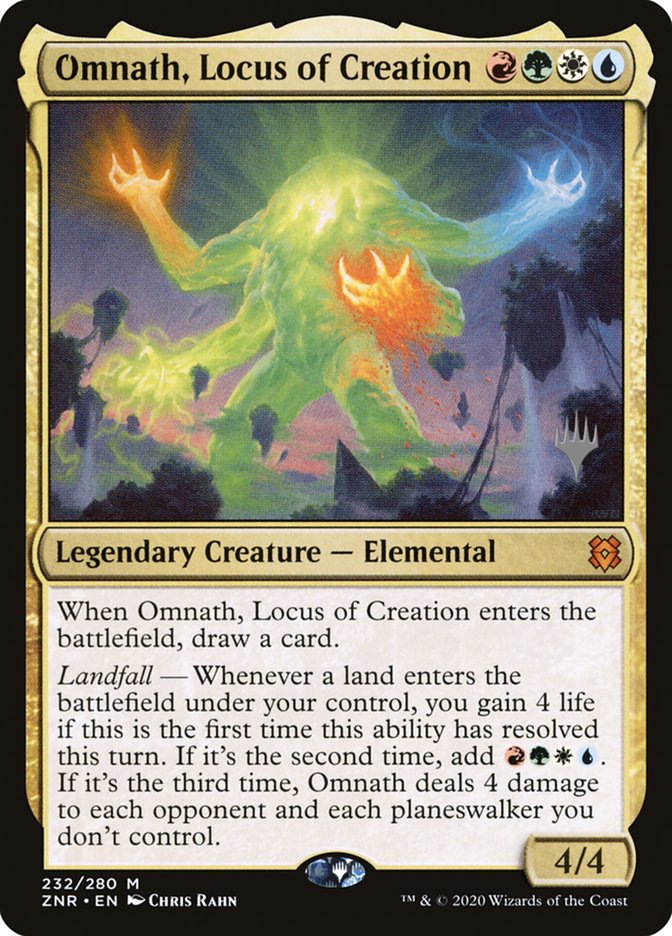 Omnath, Locus of Creation (Promo Pack) [Zendikar Rising Promos]