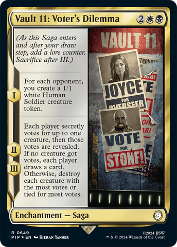 Vault 11: Voter's Dilemna (Surge Foil) [Fallout]