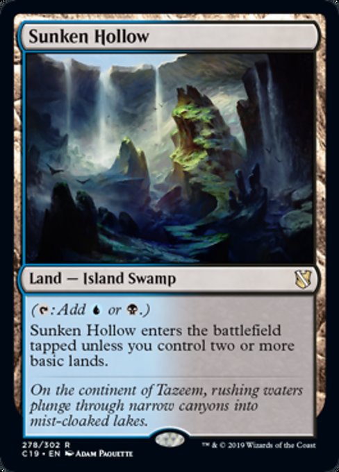 Sunken Hollow [Commander 2019]