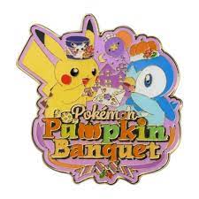 Pokemon - 2021 Pokemon Center Original Holiday Pin (Pokemon Pumpkin Banquet)
