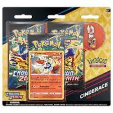 Pokémon TCG: Sword & Shield 12.5 Crown Zenith Pin Collection - Cinderace** Release Date 14/4/2023 **