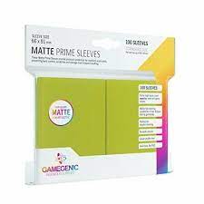 Gamegenic Matte Prime Sleeves Lime 100 count