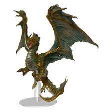 Dungeons & Dragons Icons of the Realms Premium Miniature pre-painted Adult Bronze Dragon 24 cm