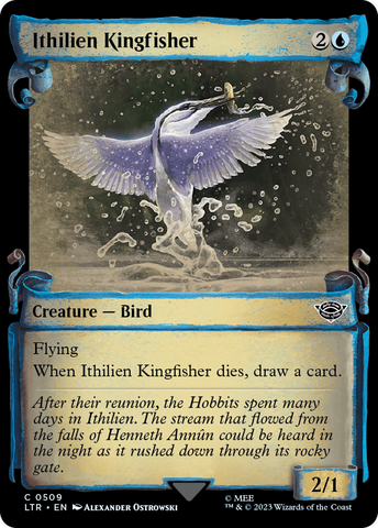 Ithilien Kingfisher [The Lord of the Rings: Tales of Middle-Earth Showcase Scrolls]