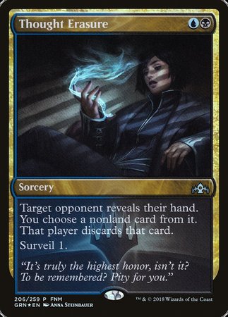 Thought Erasure [Guilds of Ravnica Promos]