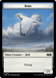 Bird // Food (0013) Double-Sided Token [Wilds of Eldraine Tokens]