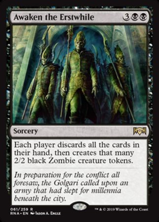 Awaken the Erstwhile [Ravnica Allegiance]