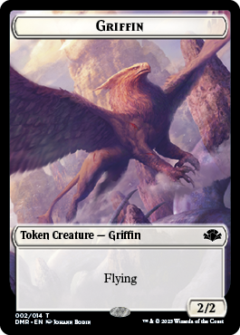 Insect // Griffin Double-Sided Token [Dominaria Remastered Tokens]