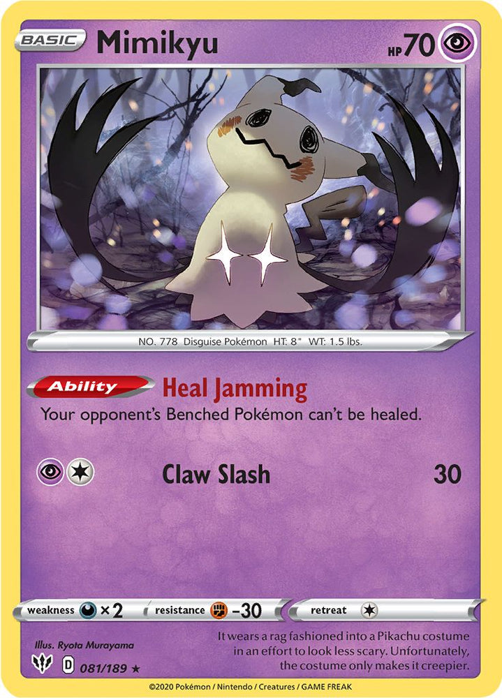 Mimikyu - 081/189 - Sword & Shield: Darkness Ablaze