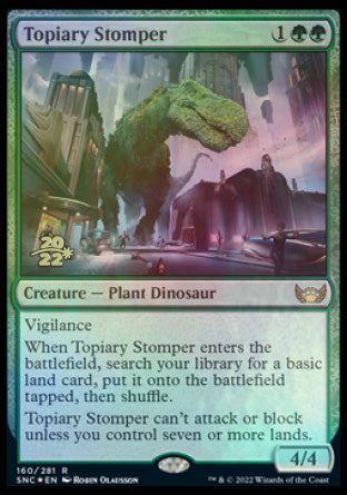 Topiary Stomper [Streets of New Capenna Prerelease Promos]
