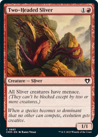 Two-Headed Sliver [Commander Masters]