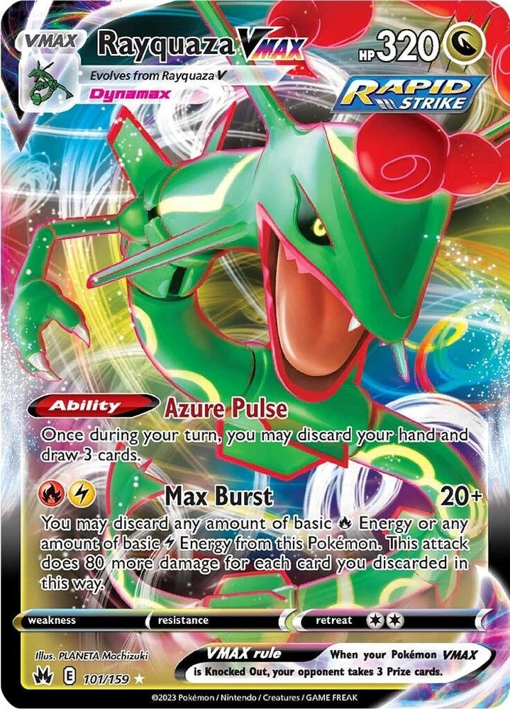 Pokemon Rayquaza VMAX Secret outlet OFF CENTERED