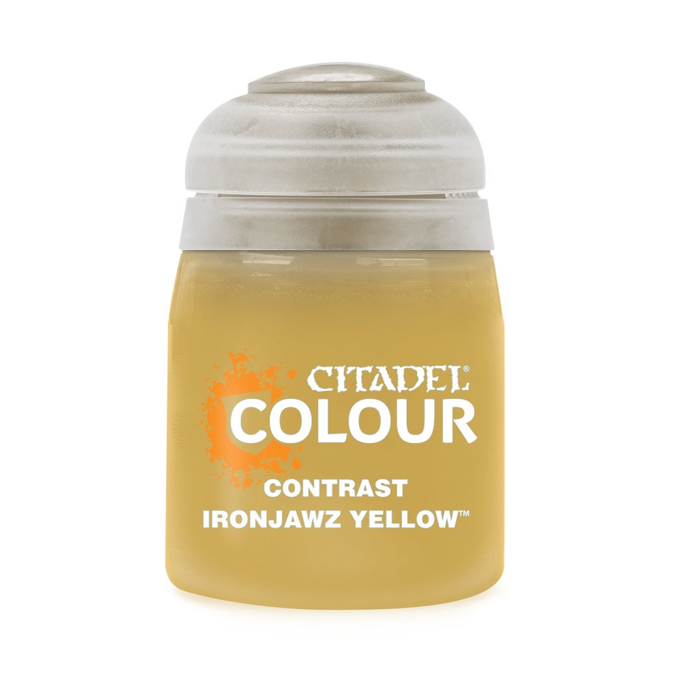 CITADEL CONTRAST PAINT:  IRONJAWZ YELLOW