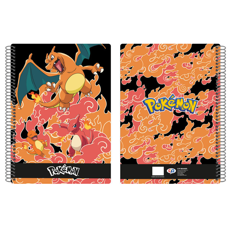 Pokemon A4 notebook: Charmander Evolution Chain