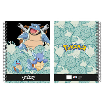 Pokemon A4 notebook: Squirtle Evolution Chain