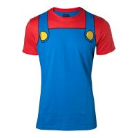 Super Mario Bros. Mario Novelty Cosplay T-Shirt, Male, Small